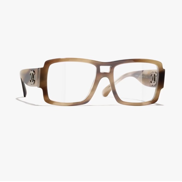 CHANEL Pilot Eye Glasses NIB - Picture 1 of 6